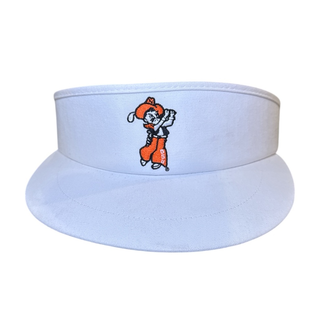 OKLAHOMA STATE COWBOYS NCAA Black GOLF SUN VISOR HAT NEW Top Of The World